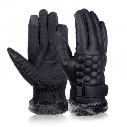 Retro thickened leather - touch screen - anti-skid glovesGloves