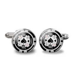Poker cards casino cufflinksCufflinks