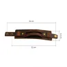 Leather cuff double wide rope bracelet unisexBracelets