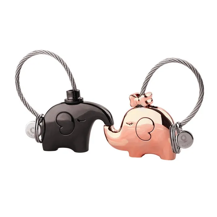 Elephant keychain for couplesKeyrings