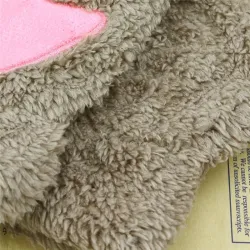 Bear paw mittens - plush fingerless glovesGloves