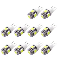 T10 5SMD 5050 W5W Xenon car LED bulb 10 piecesT10