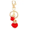 Boxing gloves crystal keychain keyringKeyrings