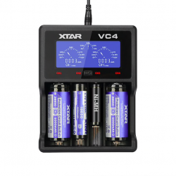 XTAR VC4 battery charger 20700 18650 21700 14650 17335 17670 18490 10440 14500 16340 17500 18350 18500 18700 22650 25500 32650