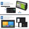 Android 9 - DIN-2 car radio - 7'' touch screen - GPS - Bluetooth - FM - WIFI -MP3 - MirrorlinkRadio