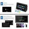 Android 9 - DIN-2 car radio - 7'' touch screen - GPS - Bluetooth - FM - WIFI -MP3 - MirrorlinkRadio