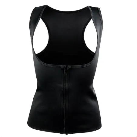 Neoprene body shaper training slimming vest with zipperFitness