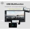 Bluetooth car radio - DIN 2 - 7'' Inch LCD touch screen - MP3-MP5 player - USB - MirrorLinkDin 2