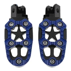 Universal motorcycle metal footrests with spring 8mm 2 pcsFoot rests