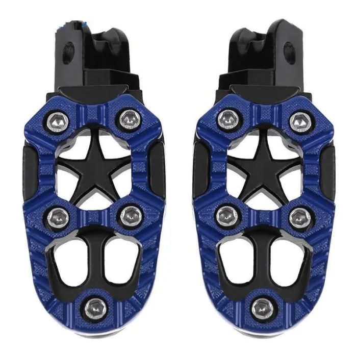 Universal motorcycle metal footrests with spring 8mm 2 pcsFoot rests