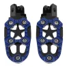 Universal motorcycle metal footrests with spring 8mm 2 pcsFoot rests