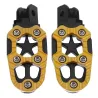 Universal motorcycle metal footrests with spring 8mm 2 pcsFoot rests