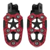 Universal motorcycle metal footrests with spring 8mm 2 pcsFoot rests