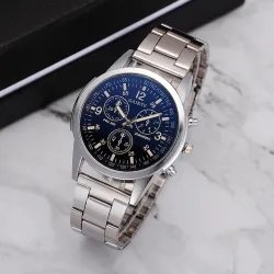 Analog quartz watch stainless steelWatches