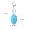 Glitter sequins dragon egg keychain keyringKeyrings