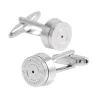Round bronze bullet cufflinksCufflinks