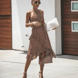 Fashion polka dot dressDresses