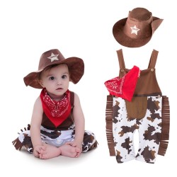 Cowboy - costume for kids set 3 pcs
