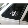 Gas - fuel - vinyl cartoon car stickerStickers