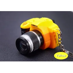 Camera keychain with flashing LED & soundKeyrings