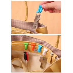 Mini bag clips - key holder hooks 2 pcsBags