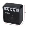 Portable mini 5W amplifier & speaker for guitar and ukulele - build-in batteryGuitars