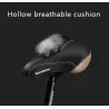 Bicycle saddle with warning lightSaddles
