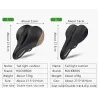 Bicycle saddle with warning lightSaddles