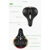 Bicycle saddle with warning lightSaddles