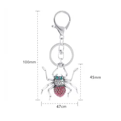Crystal scorpion - keychainKeyrings