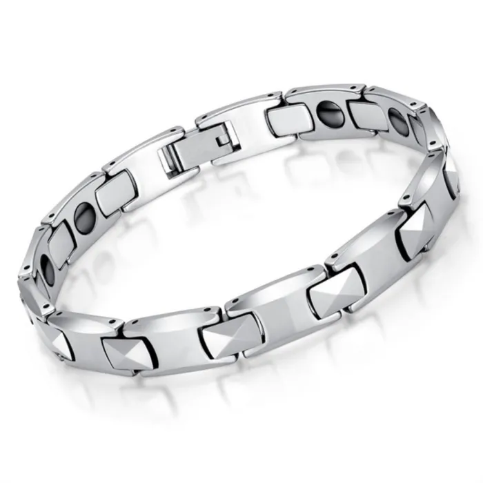 Magnetic Tungsten steel bracelet high polished - UnisexBracelets