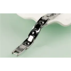 Magnetic Tungsten steel bracelet high polished - UnisexBracelets