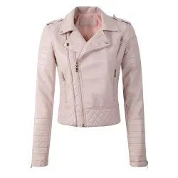 Soft leather jacket with zippersJackets