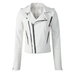 Soft leather jacket with zippersJackets