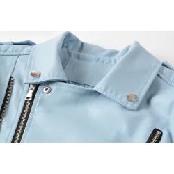 Soft leather jacket with zippersJackets