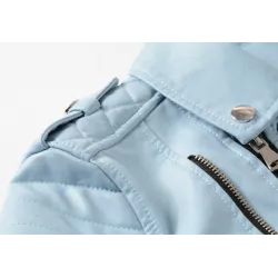 Soft leather jacket with zippersJackets