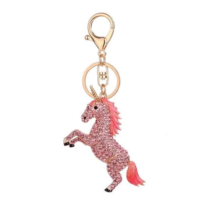 Crystal Unicorn - KeychainKeyrings