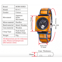 Sandalwood quartz modern watchWatches