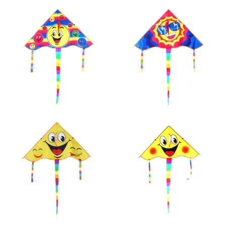 Triangle smiling face - kite 80 cmKites