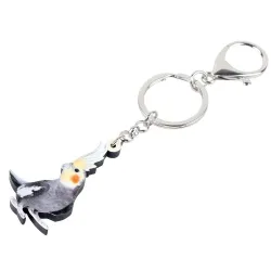 Acrylic parrot - keychainKeyrings