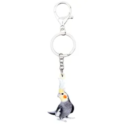 Acrylic parrot - keychainKeyrings