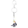 Acrylic parrot - keychainKeyrings
