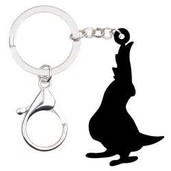 Acrylic parrot - keychainKeyrings