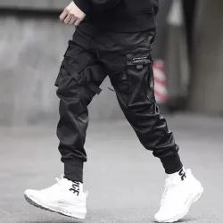 Multi-pocket hip-hop trousersMen's fashion