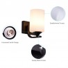 E27 LED base - wall lamp with single and double head