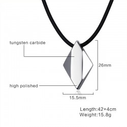 Tungsten carbide rhombus - necklaceNecklaces