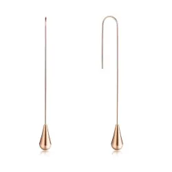Water drop stainless steel long earringsEarrings