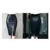Elegant leather midi skirtDresses