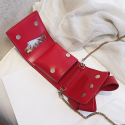 Small elegant bag with bow & chainBags