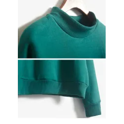 Warm velvet sweatshirt with long sleeveHoodies & Jumpers
